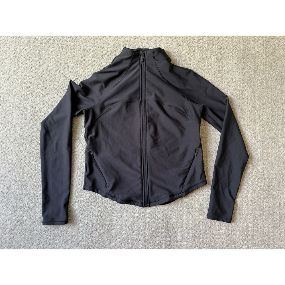 Old Navy Active Powersoft Womens small Black Full Zip Jacket Go-Dry